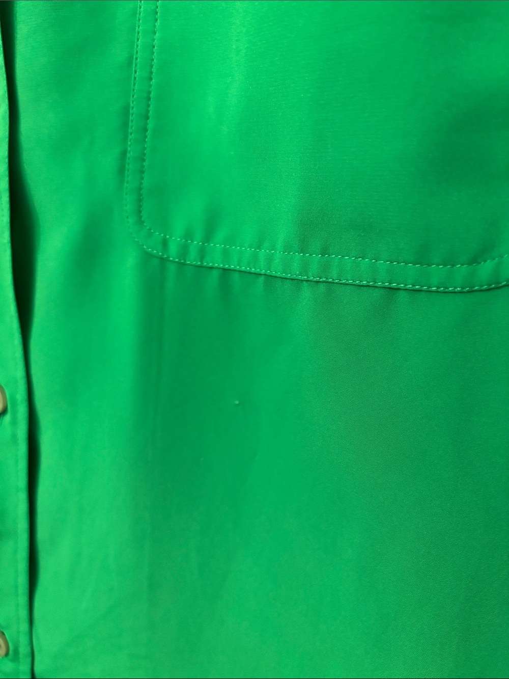 Dior Bright Green Button-Up Blouse - Picture 3 of 7